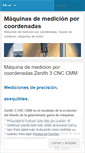 Mobile Screenshot of maquinasdemedicionporcoordenadas.com