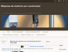 Tablet Screenshot of maquinasdemedicionporcoordenadas.com